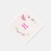 Spring Butterfly Verjaardag servetten (Hoek)