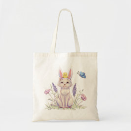 Spring cat bag tote bag