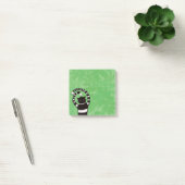 Spring Cat Lover Evil Kat Green Post-it® Notes (Kantoor)