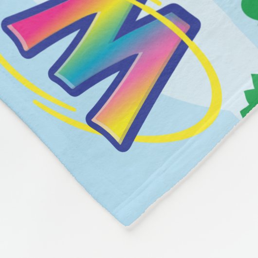 Spring Celebration Egg Hunt Fleece Deken (Hoek)