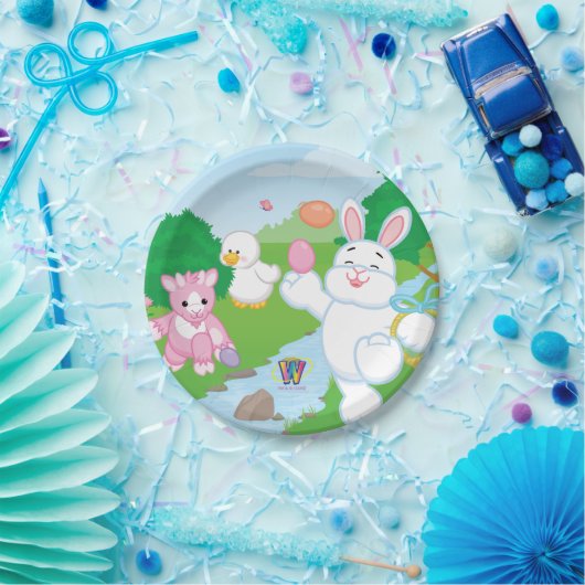 Spring Celebration Egg Hunt Papieren Bordje (Feest)