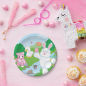 Spring Celebration Egg Hunt Papieren Bordje (Feest)