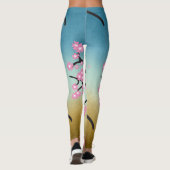 Spring Cheerful Cherry Blossom Leggings (Achterkant)