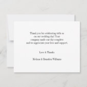 Spring Cherry Blossom Floral Sakura Dank u Bedankkaart (Achterkant)