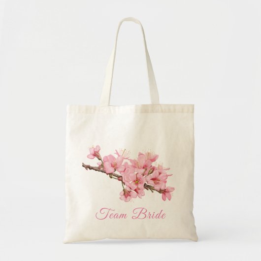 Spring Cherry Blossom Tote Bag (Voorkant)