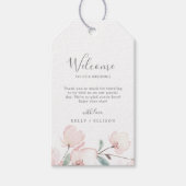 Spring Cherry Blossom Wedding Welcome Cadeaulabel (Voorkant)
