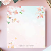 Spring Cherry Blossoms Branches Gepersonaliseerde Notitieblok
