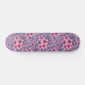 Spring Cherry Blossoms profond lilas Skateboard (Horz)