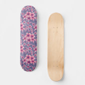 Spring Cherry Blossoms profond lilas Skateboard (Recto)