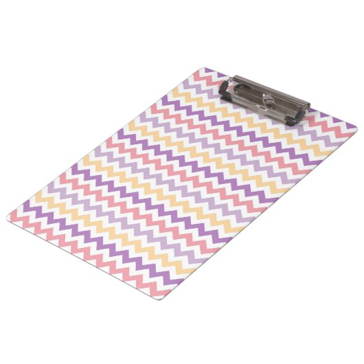 Spring Chevron en Polka Dot Multi Klembord (Gekanteld)