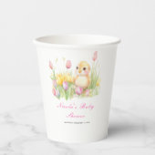 Spring Chick Baby shower Papieren Bekers (Voorkant)