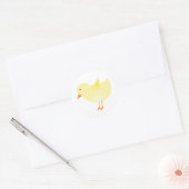 Spring Chick Ronde Sticker (Envelop)