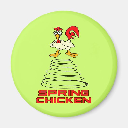 Spring Chicken Magneet (Voorkant)