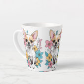 Spring Chihuahua Latte Mok (Linkerhoek)