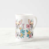 Spring Chihuahua Porselein Kop (Voorkant rechts)