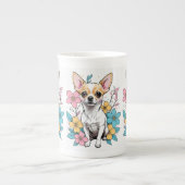 Spring Chihuahua Porselein Kop (Voorkant)