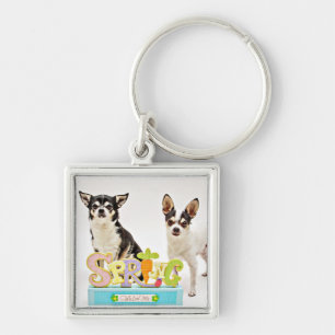 Spring Chihuahua's Sleutelhanger