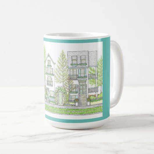 Spring City 15oz Mok Mint (Voorkant rechts)