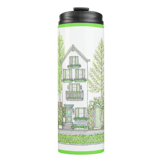 Spring City Lime Green Thermal Tumbler Thermosbeker (Voorkant)