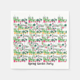 Spring Cocktail Napkins Servet