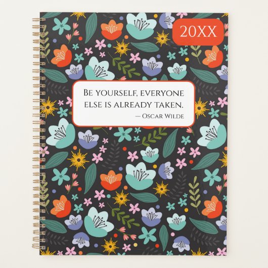Spring Colorful Flowers 20XX Planner (Voorkant)