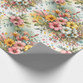 Spring Confetti Garden Cadeaupapier (Hoek)