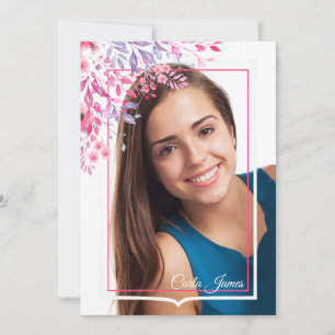 Spring Confirmation Foto Uitnodiging