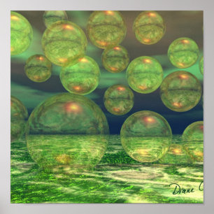 Spring creation - Green & Gold Renewal Poster
