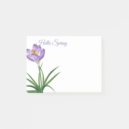 Spring Crocus Post-it-Notes Post-it® Notes (Voorkant)