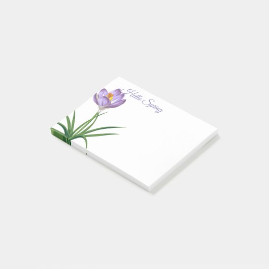 Spring Crocus Post-it-Notes Post-it® Notes (Schuin)