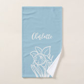 Spring Daffodil  (Serviette à main)