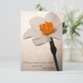 Spring Daffodil Bedankt voor je medeleven (Staand voorkant)