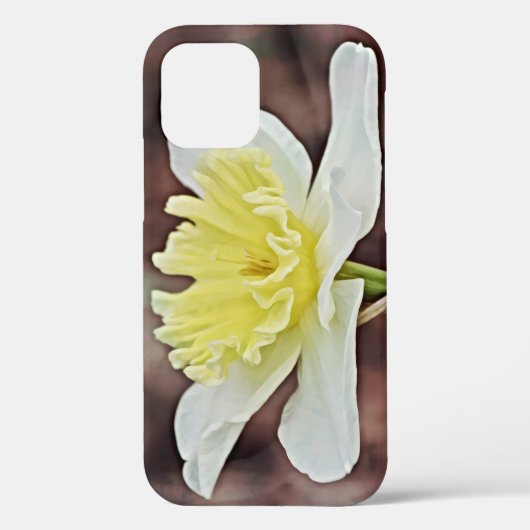 Spring Daffodil Bloem Kunst Bloemen Telefoon Case (Achterkant)