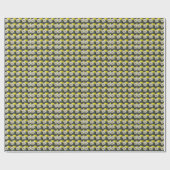 Spring Daffodil Blooms Floral Pattern Cadeaupapier (Vlak)