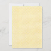 spring daffodil bunny baby shower invitation (Dos)