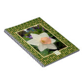 Spring Daffodil en Art Deco Notitieboek (Rechterzijde)