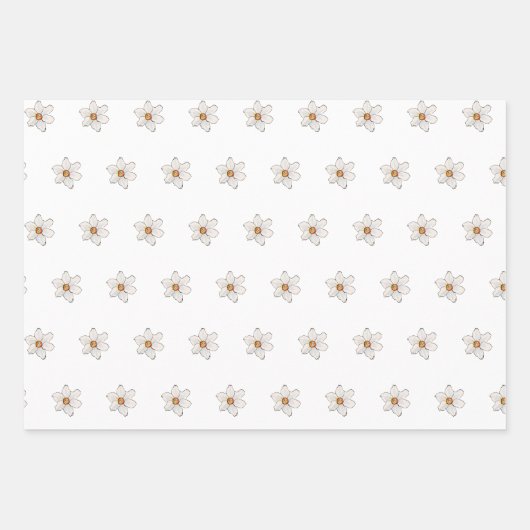 Spring Daffodil Flowers Baby shower Inpakpapier Vel (Voorkant 2)