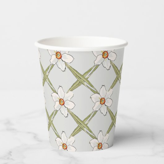 Spring Daffodil Flowers Baby shower Papieren Bekers (Voorkant)