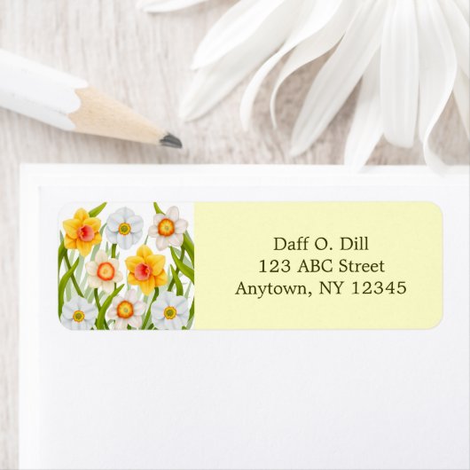 Spring Daffodil Garden Etiket (Insitu)