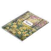 Spring Daffodil Meadow Watercolor Notebook Notitieboek (Linkerzijde)