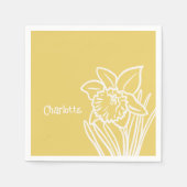 Spring Daffodil Servet (Voorkant)
