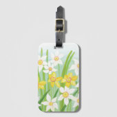 Spring Daffodils Bagagelabel (Voorkant (verticaal))