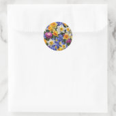 Spring Daffodils  Bloemen Ronde Sticker (Tas)
