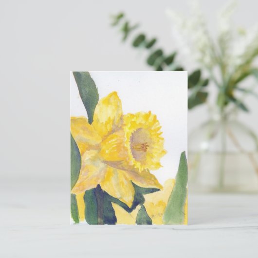 Spring Daffodils Briefkaart (Staand voorkant)