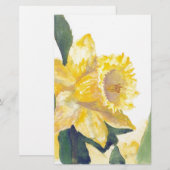 Spring Daffodils Briefpapier (Voorkant / Achterkant)