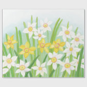 Spring Daffodils Cadeaupapier (Vlak)