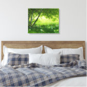 Spring Daffodils Canvas Afdruk (Insitu (Slaapkamer))