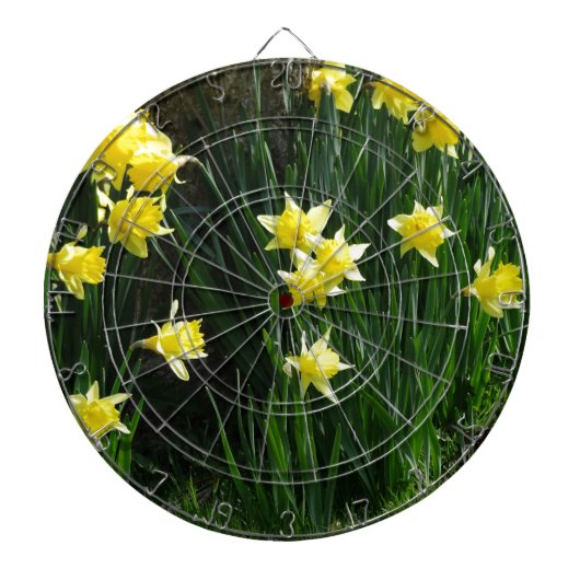 Spring Daffodils Dartbord (Voorkant)