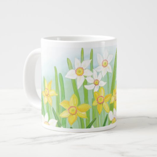 Spring Daffodils Extra Grote Beker (Voorkant links)