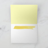 Spring Daffodils Folded Card Feestdagen Kaart (Binnen)